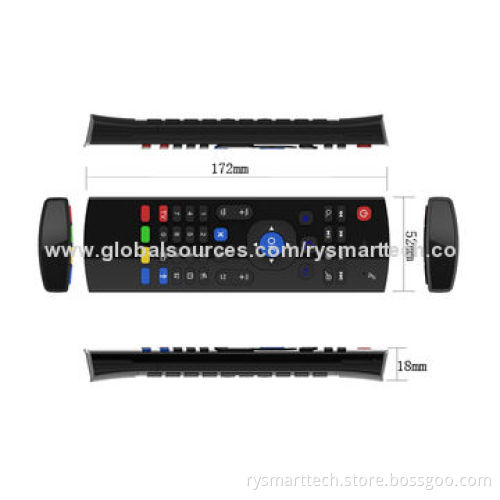 Gyroscope Wireless Air Mouse with Full Keyboard for Android TV Box